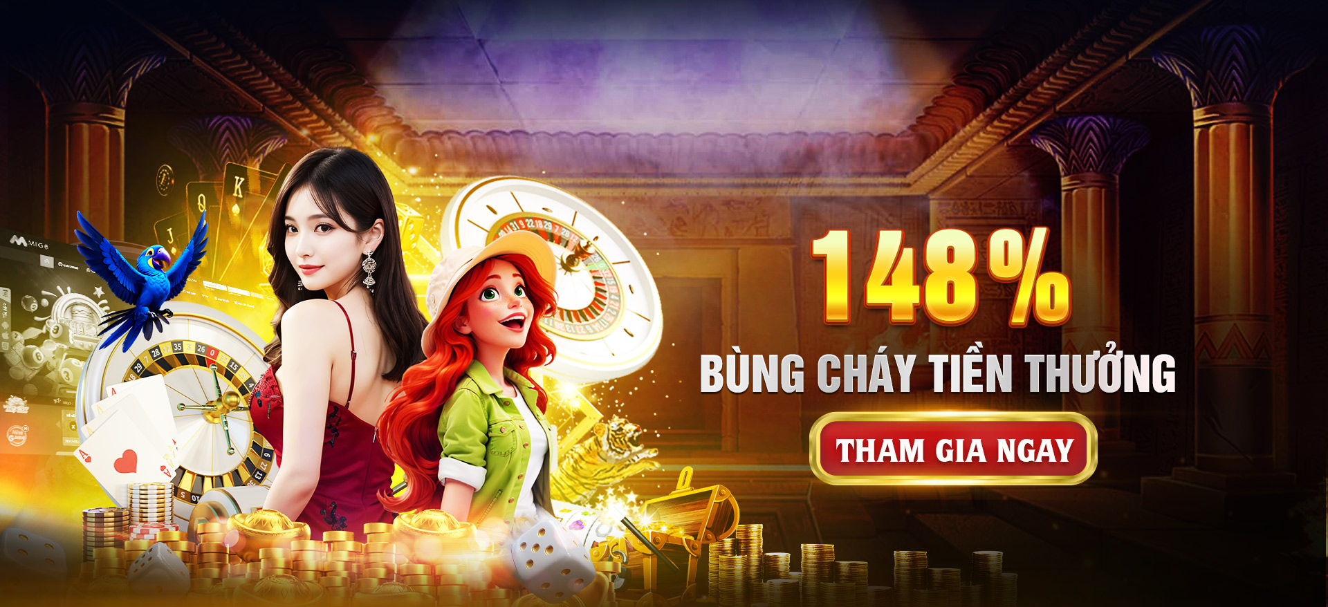 Hình ảnh quảng cáo của 123bii hiển thị nền tảng và các lợi ích