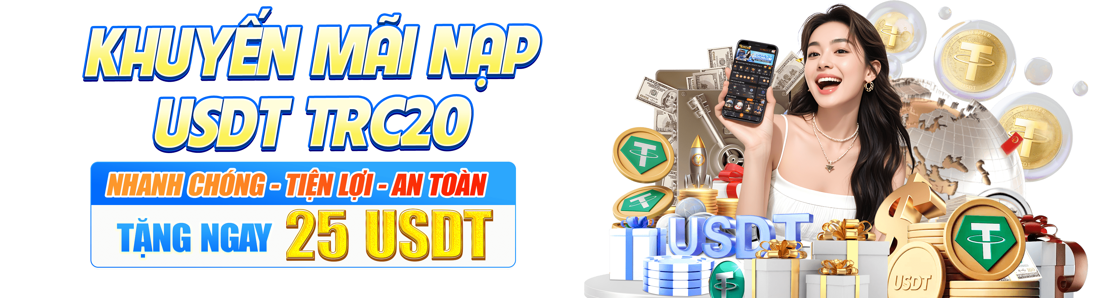 Hình ảnh quảng cáo của 123bii hiển thị nền tảng và các lợi ích