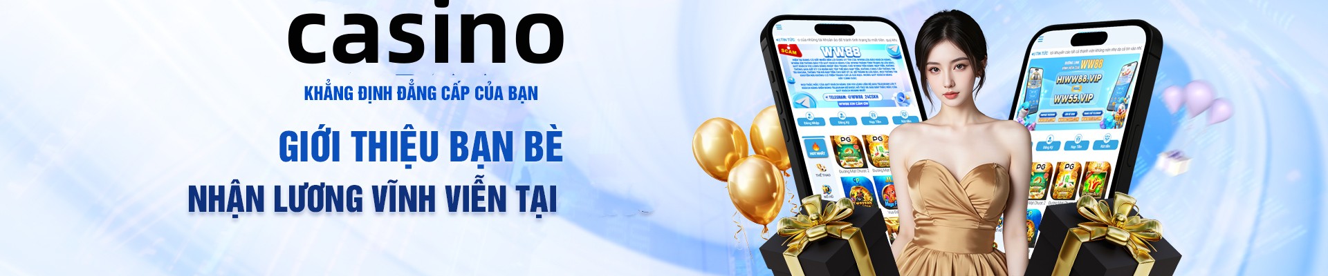 Hình ảnh quảng cáo của 123bii hiển thị nền tảng và các lợi ích